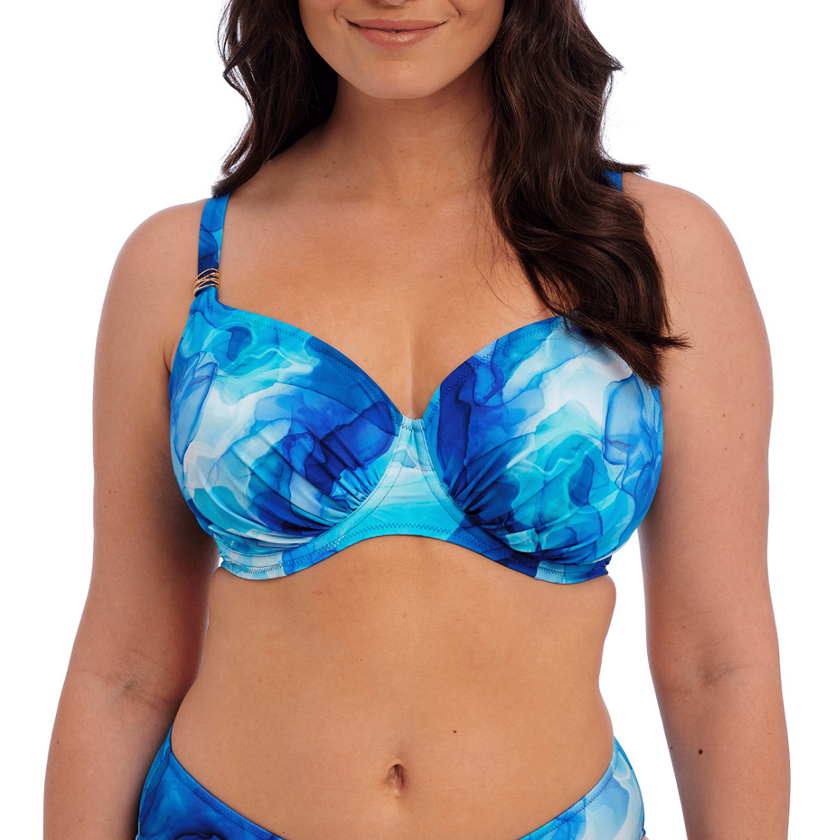 Fantasie Saunton Sands bikinitop met beugel, blauw