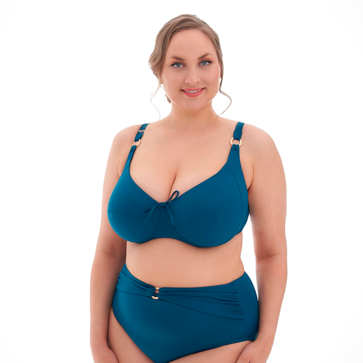 Plaisir Amalfi bikinitop met beugel, groen