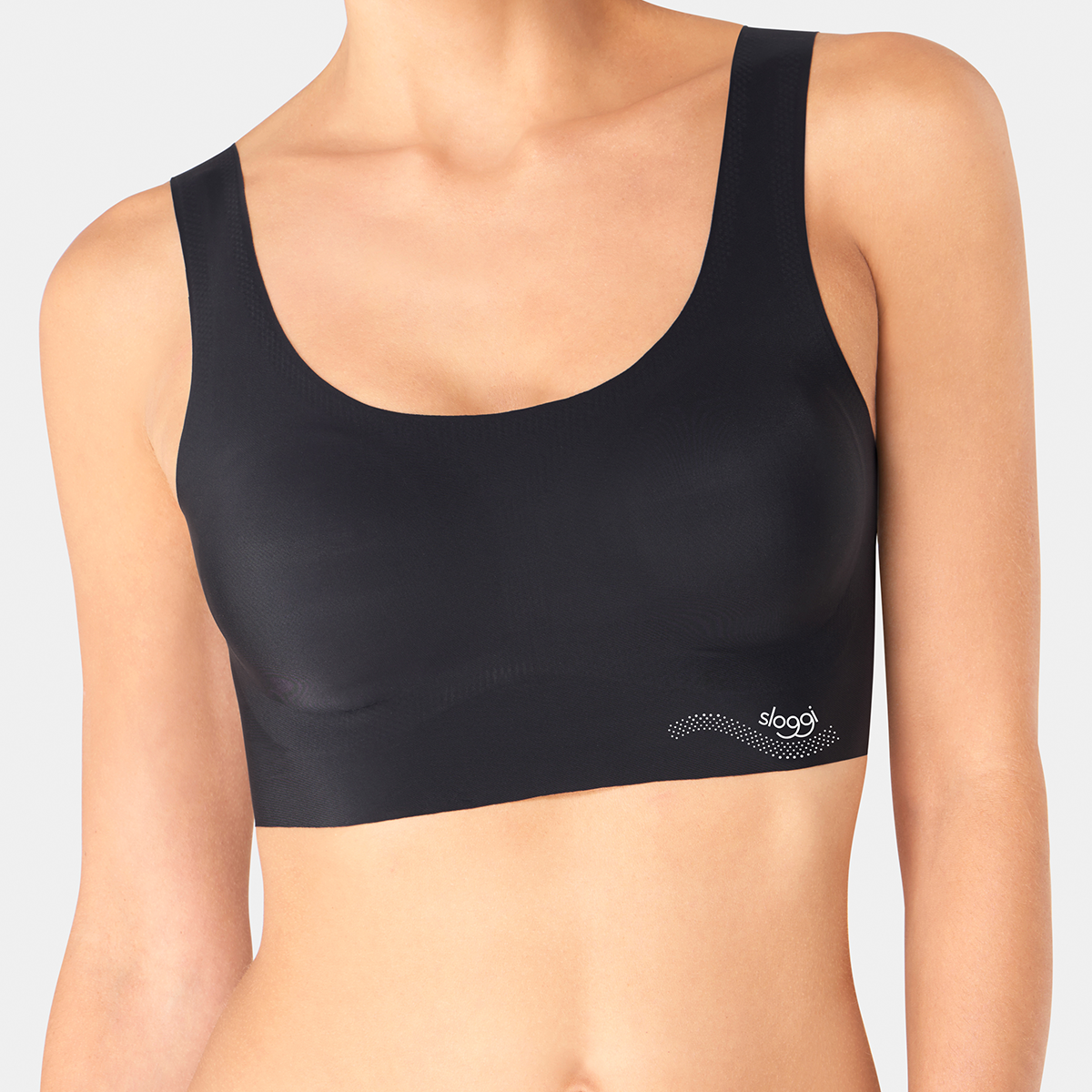 Sloggi Zero Feel bralette BH's, zwart