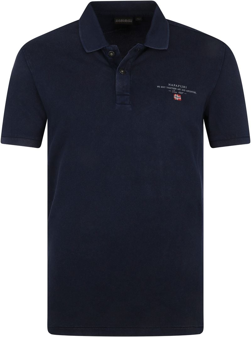 Napapijri Polo Elbas Navy Blauw