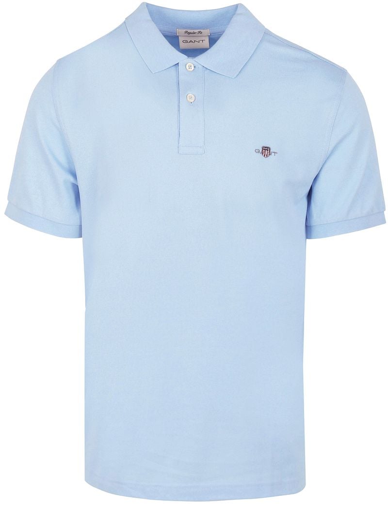 Gant Shield Piqué Poloshirt Fresh Blue