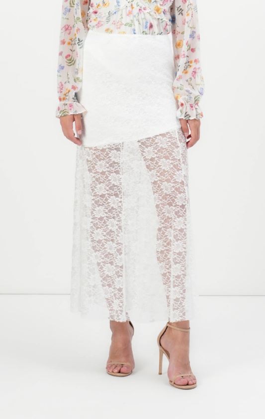 Vero Moda Vmollie hw long lace skirt jrs exp