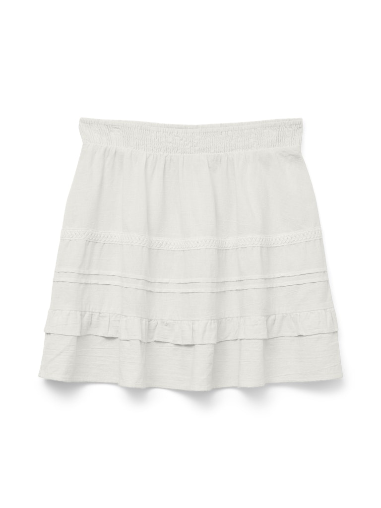 Vero Moda Vmpretty short skirt wvn off-white