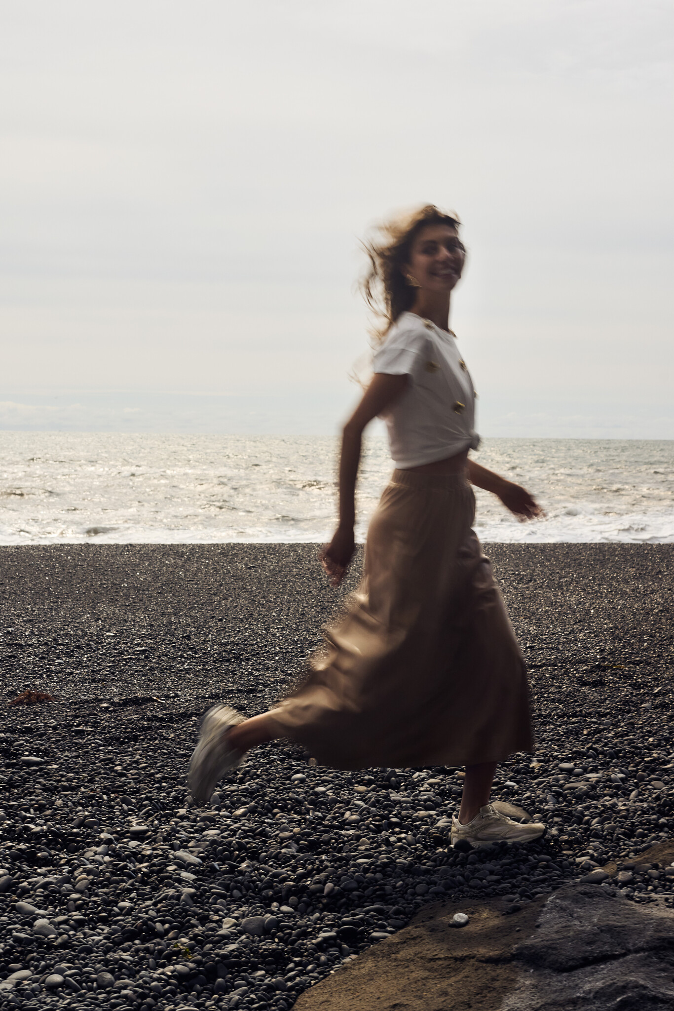 Nukus Nkf10006 9 montreal skirt shiny sand
