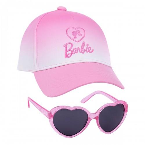 Barbie Girls Ombre Baseball Cap Set One Size wit/roze