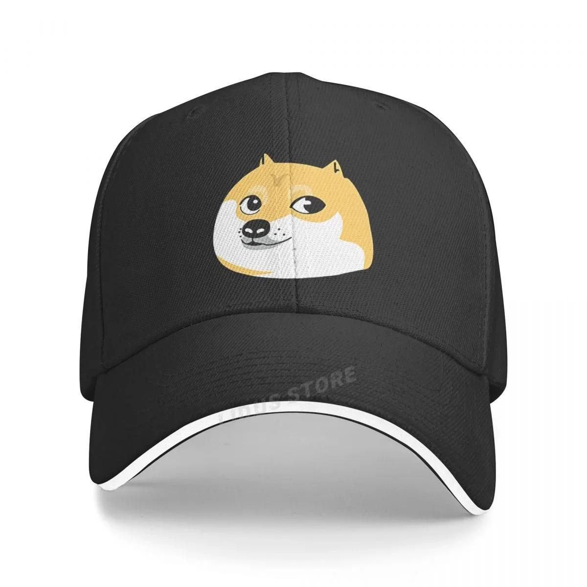 Beautiful and excellent quality Nieuwe Cartoon Doge Katoenen Baseball Cap Mooie Dieren Caps Mannen Vrouwen Akita Hond Patroon Hoed Buiten Zonnehoed Verstelbare Sport C Adjustable marineblauwe kleur