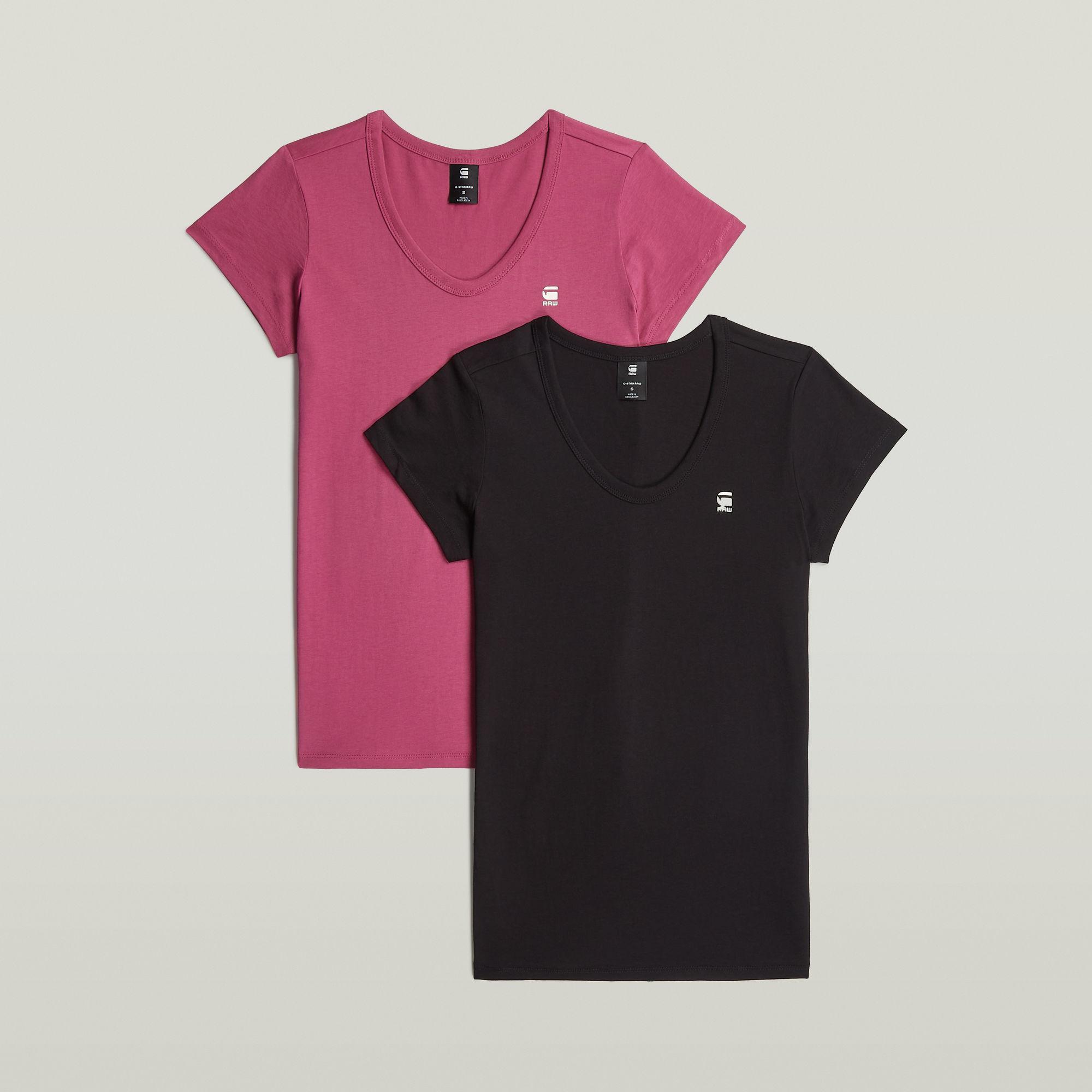 G-Star RAW Slim V T-Shirt 2-Pack - Meerkleurig - Dames