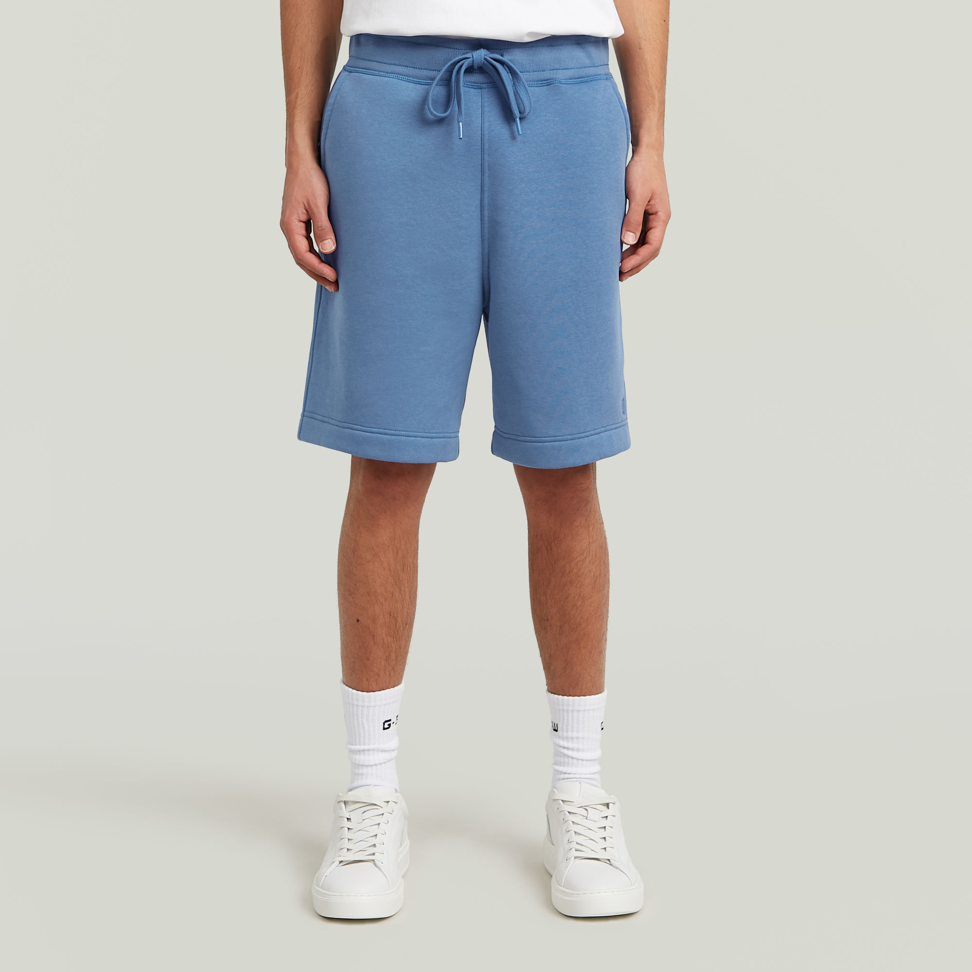 G-Star RAW Premium Core Sweatshort - Midden blauw - Heren