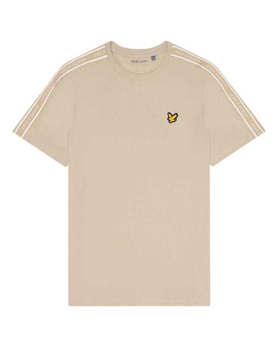 Lyle and Scott tape t-shirt t-shirt sportcasual km heren -