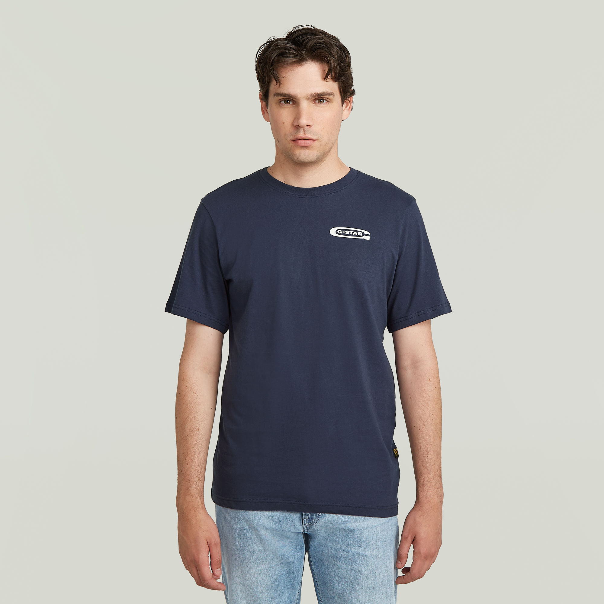 G-Star RAW Old Skool Slim T-Shirt - Donkerblauw - Heren