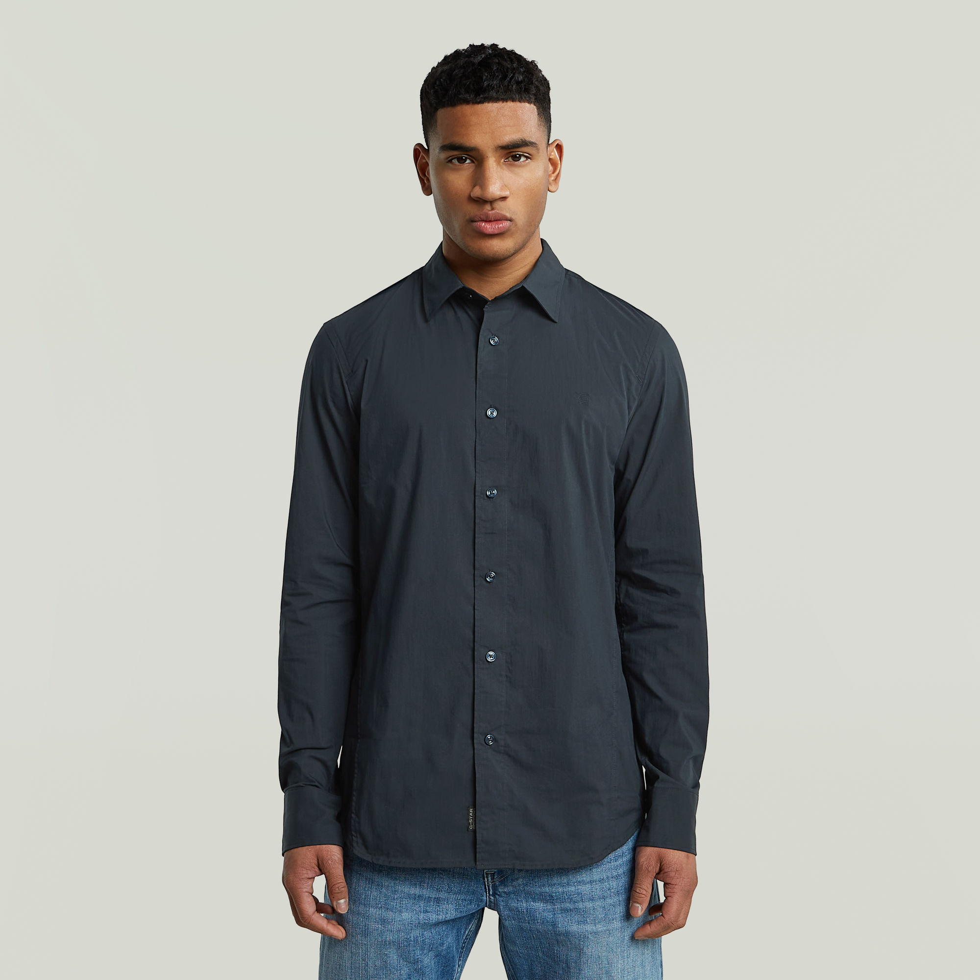 G-Star RAW Uniform Slim Shirt - Donkerblauw - Heren