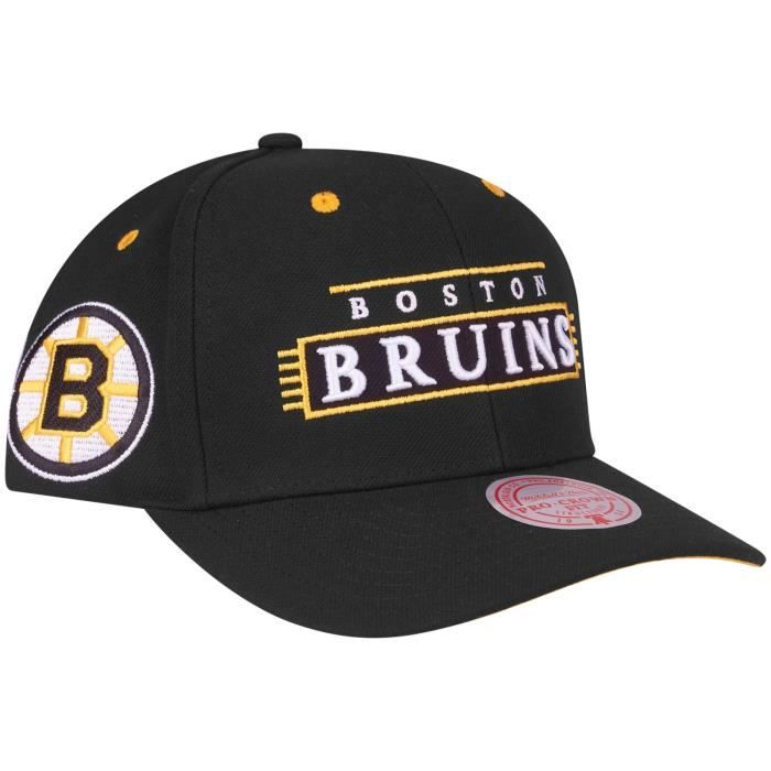 59caps Casquette snapback lofi pro boston bruins - mitchell & ness - blanc/noir - 100% polyester