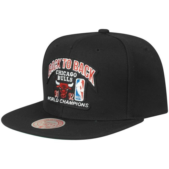 59caps Casquette Snapback Mitchell & Ness - Chicago Bulls 1991/92 - Blanc - Homme - Sportswear