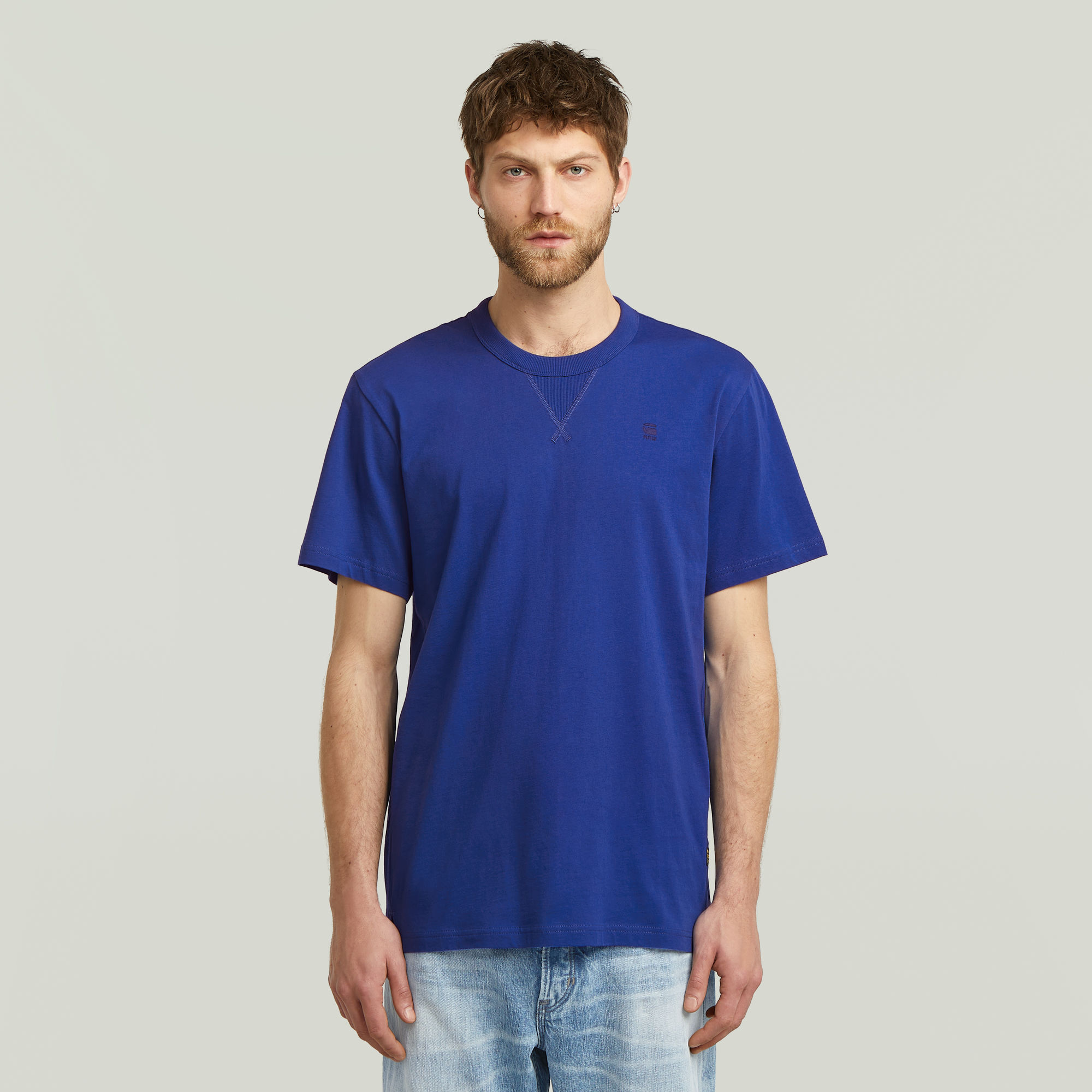 G-Star RAW Nifous T-shirt - Midden blauw - Heren