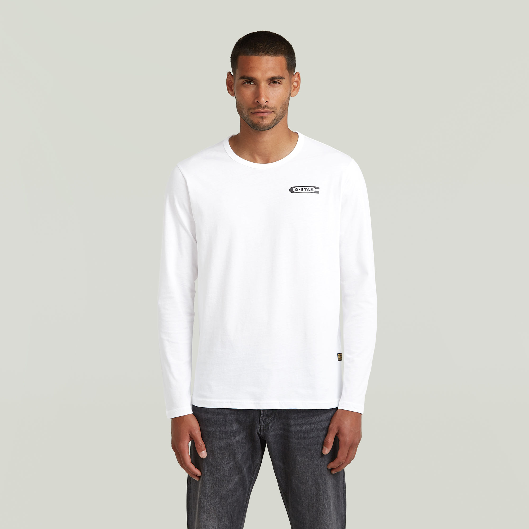 G-Star RAW Old Skool T-Shirt - Wit - Heren