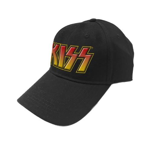 Kiss Kus Unisex volwassen klassieke logo baseballpet One Size zwart