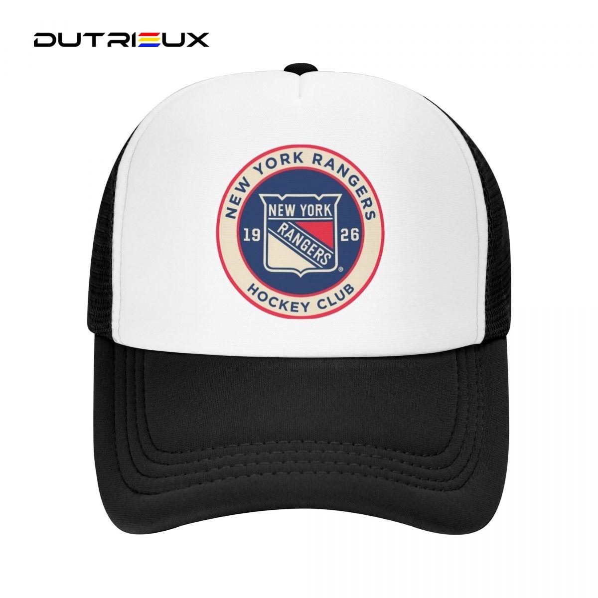 91530102MAC1XWP06K New York Hockey Fans Ranger Casual Plain Mesh Baseball Cap Verstelbare Snapback Hoeden Voor Vrouwen Unisex Papa Trucker Hoeden Adjustable