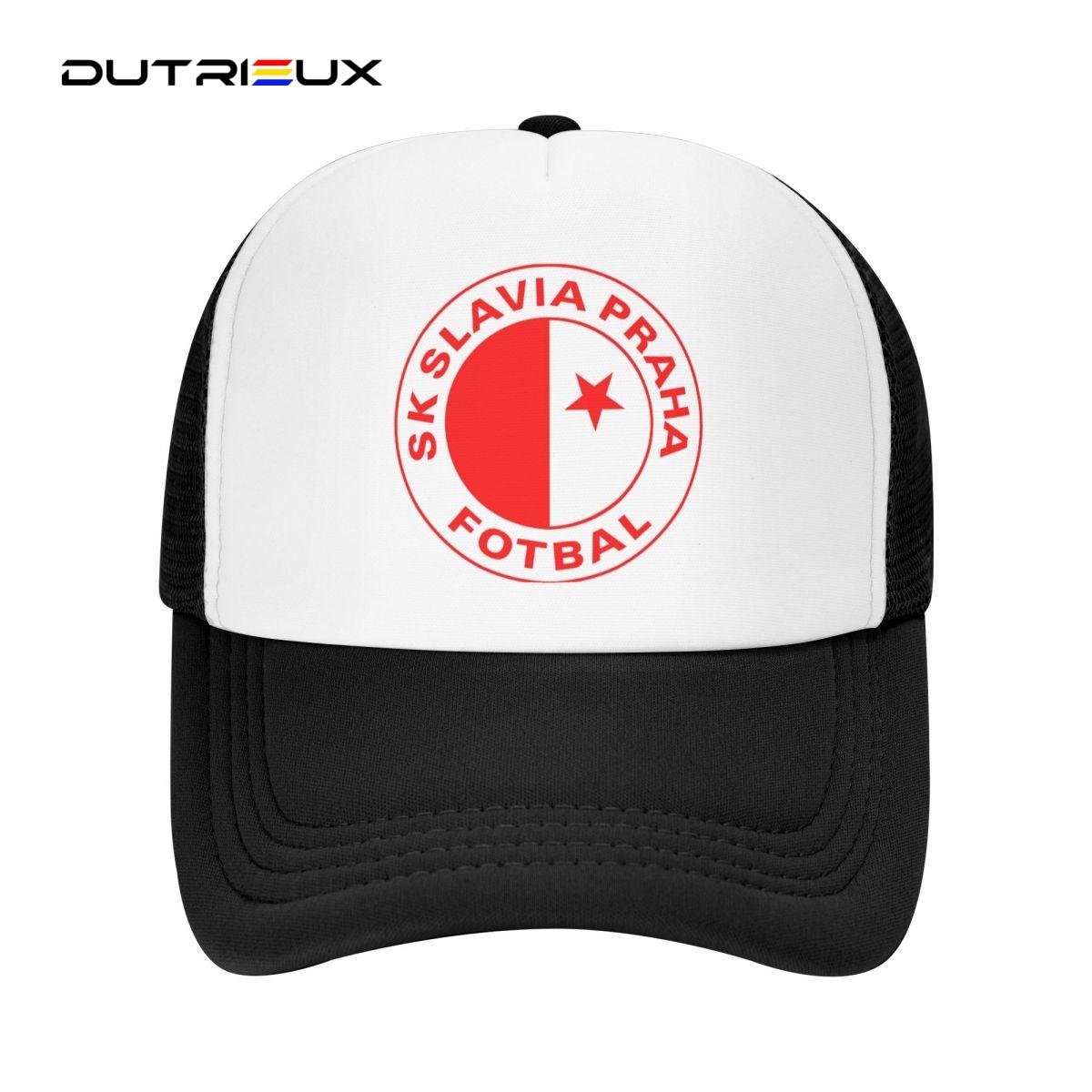 91530102MAC1XWP06K SK Slavia Praha Outdoor Sport Cap Baseball Cap Unisex Dames Verstelbare Hoed Cap Mode Zomerhoed Adjustable