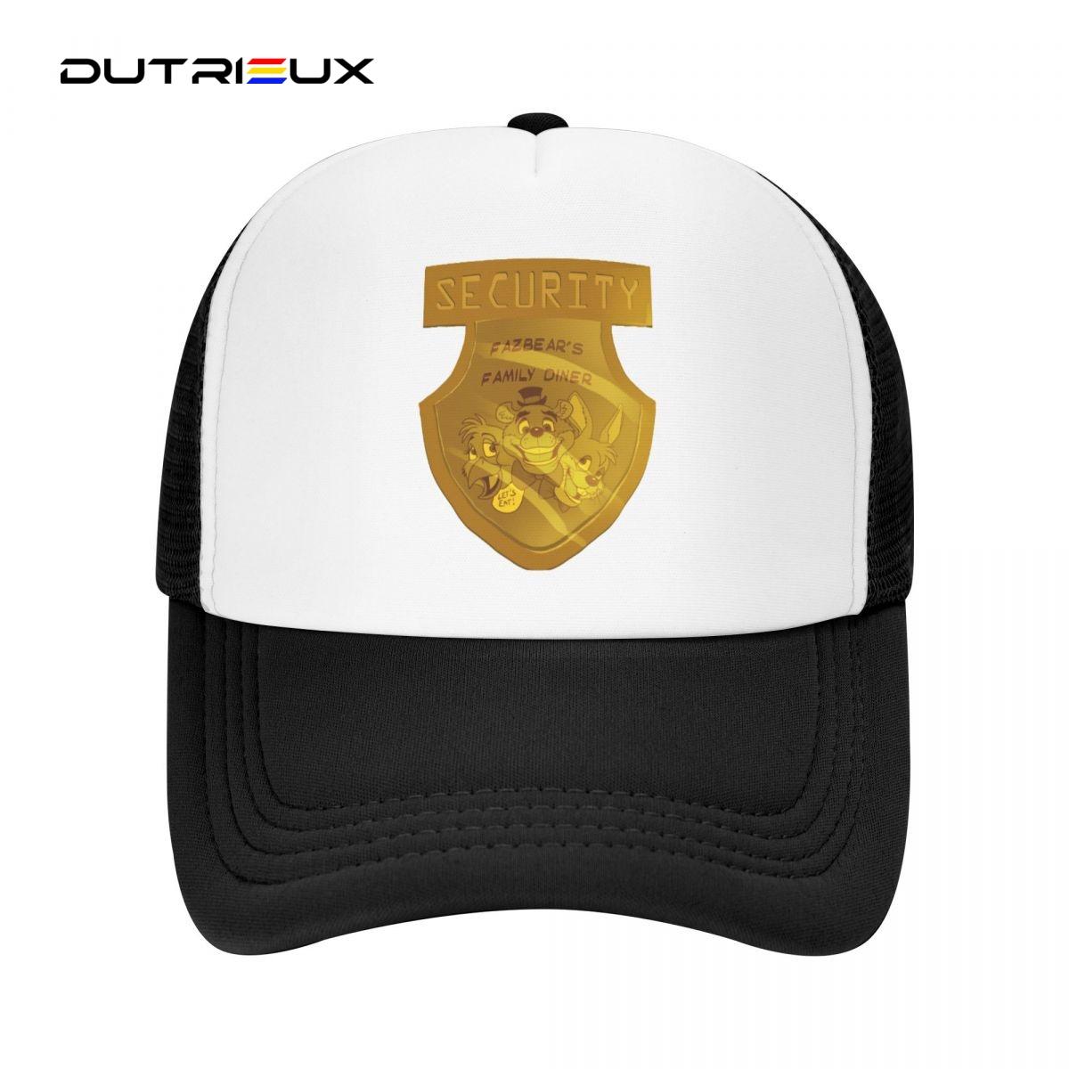91530102MAC1XWP06K FNAF Paarse Guy Badge Unisex Cap Casual Plain Baseball Cap Verstelbare Snapback Trucker Hoeden Voor Vrouwen Unisex Adjustable