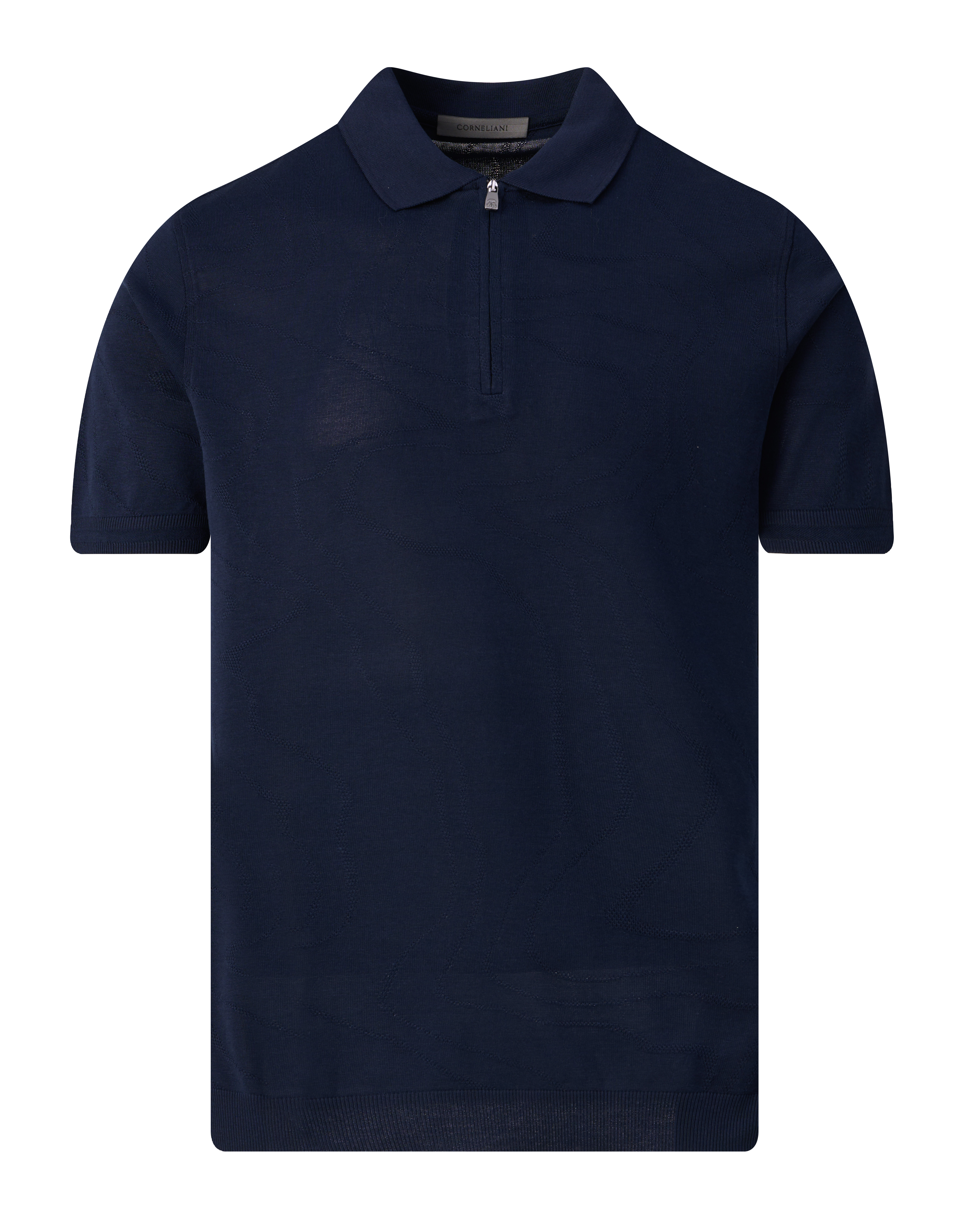 Corneliani Polo met korte mouwen