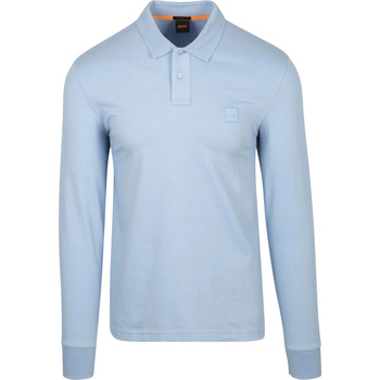 Boss Sweater  Passerby Polo Licht blauw