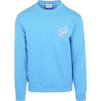 Scotch & Soda Sweater Scotch & Soda Sweater Print Blauw