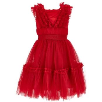 Monnalisa Lange Jurk  17c906_t9945_rosso