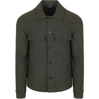 Suitable Sweater  Drop Loop Overshirt Army Groen