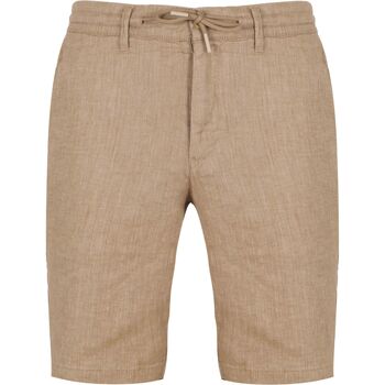 Suitable Broek  Short Stanley Camel Bruin