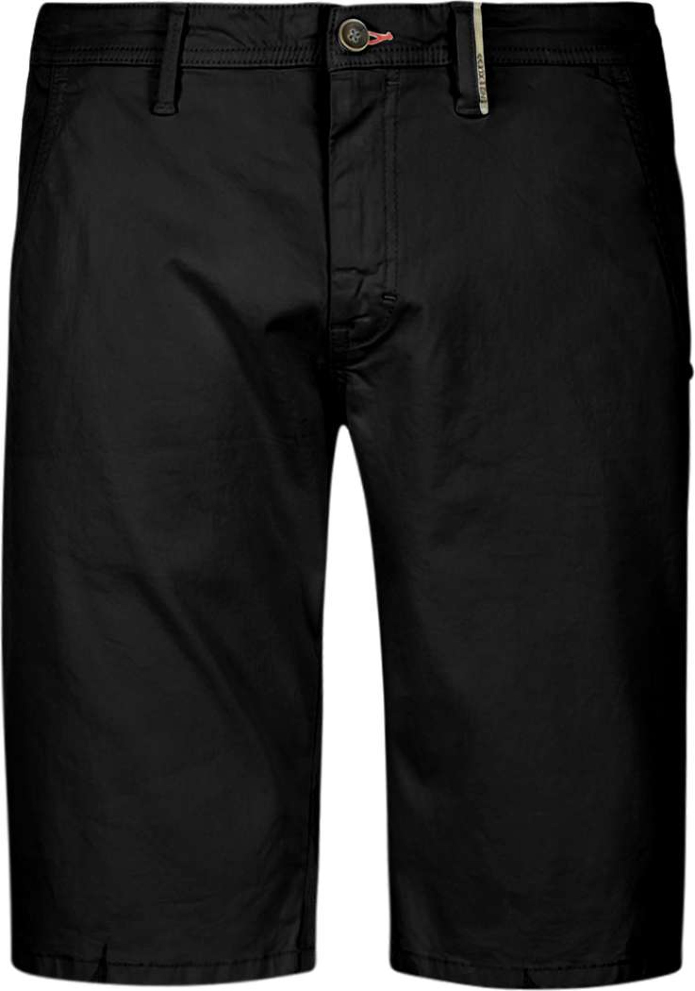 No Excess Short chino garment dyed twill stre black