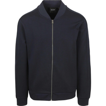 Lyle And Scott Sweater  Lyle Scott Cardigan Bomber Dark Navy