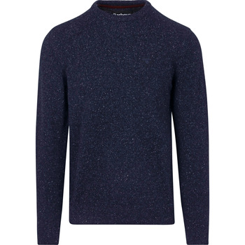 Barbour Sweater  Tisbury Trui Wolmix Donkerblauw