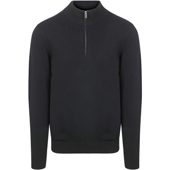 Profuomo Sweater  Half Zip Pullover Luxury Navy
