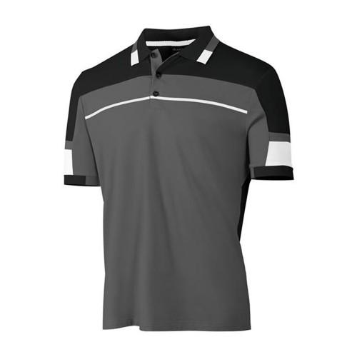 Pertemba FR - Apparel Island Green Mens Colour Block Polo Shirt M wit/lila