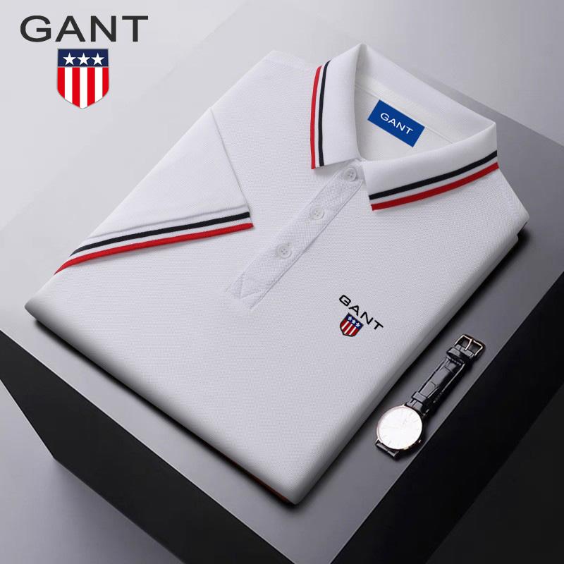 Gant Zomer 2025 Nieuw Ice Ion Fiber Geborduurd Poloshirt met Polokraag voor Vochtafvoer en Zweettransport L