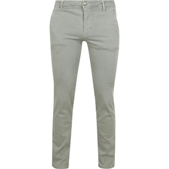 Suitable Broek  Chino Philo Flex Lichtgroen