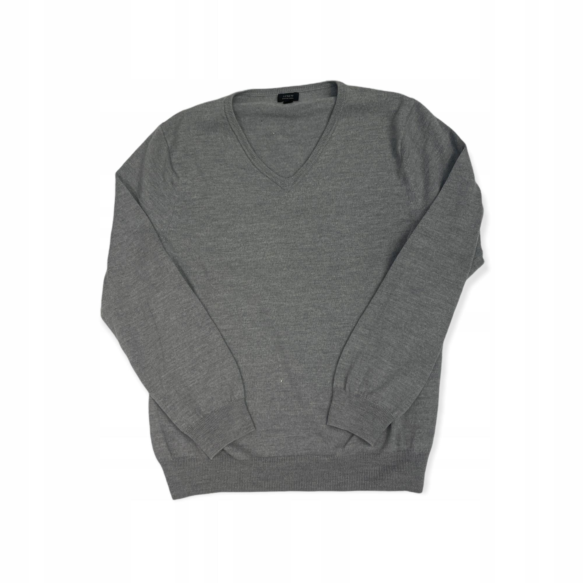 Dossier Szary elegancki sweter męski J. CREW L - Used