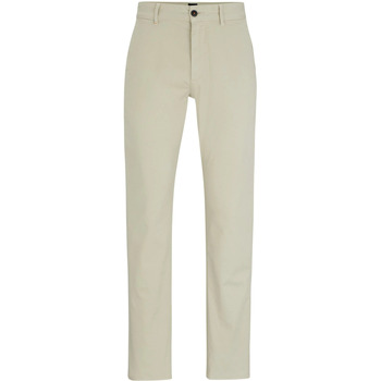 Boss Broek  Satin Chino Ecru