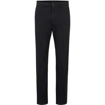 Boss Broek  Satin Chino Zwart