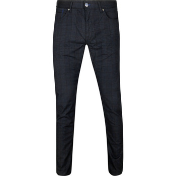 Vanguard Broek  V7 Rider Broek Ruit Navy
