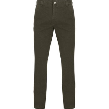 Meyer Broek  Chino Bonn Twill Olijfgroen
