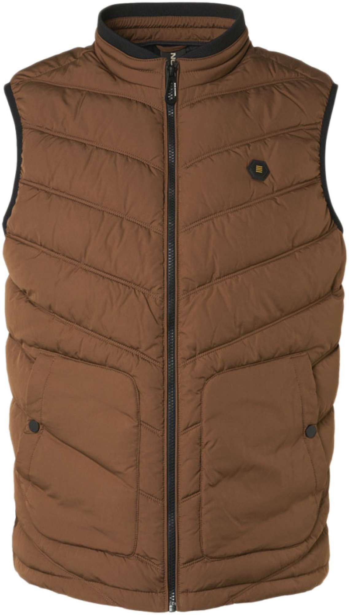 No Excess Bodywarmer padded camel