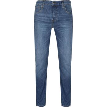 MUD Jeans Broek  Denim Regular Bryce Indigo Blauw