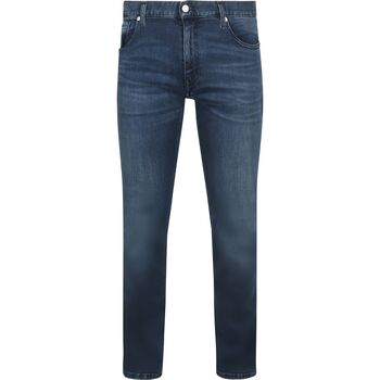 Alberto Broek  Slim Dual Flex Denim Donkerblauw
