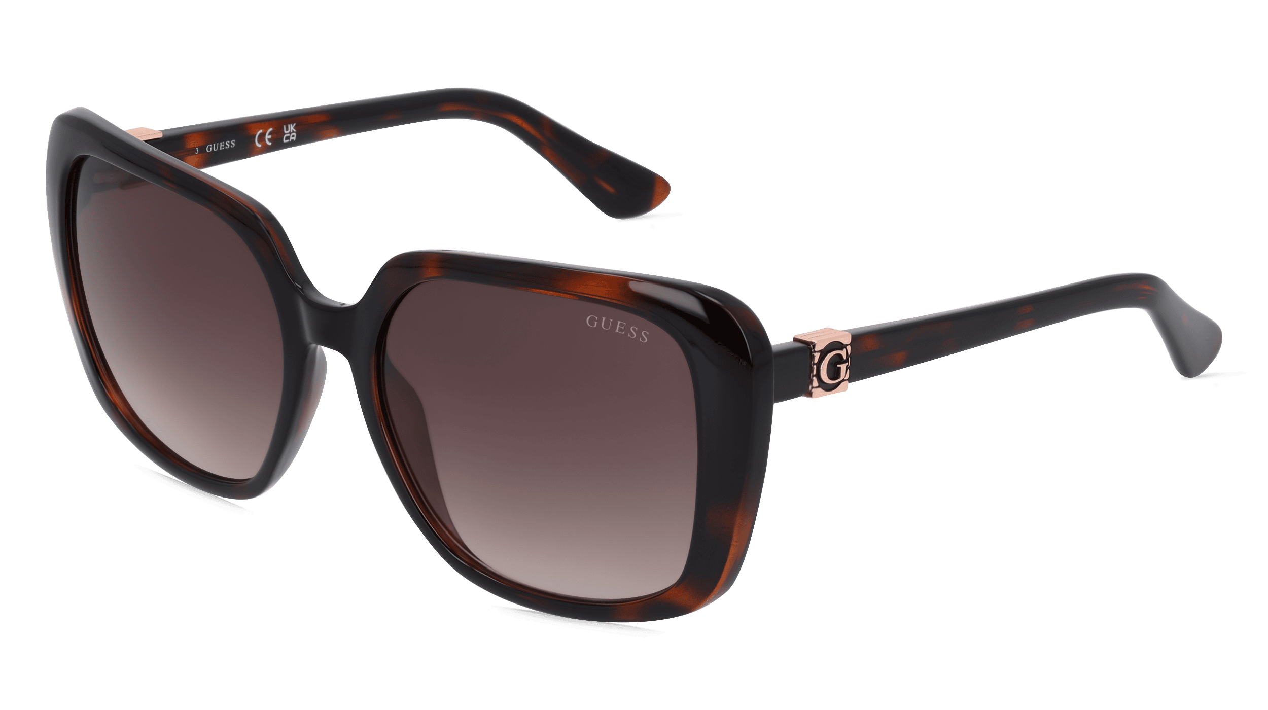 Guess GU7863 Unisex Zonnebril, Havanna donker