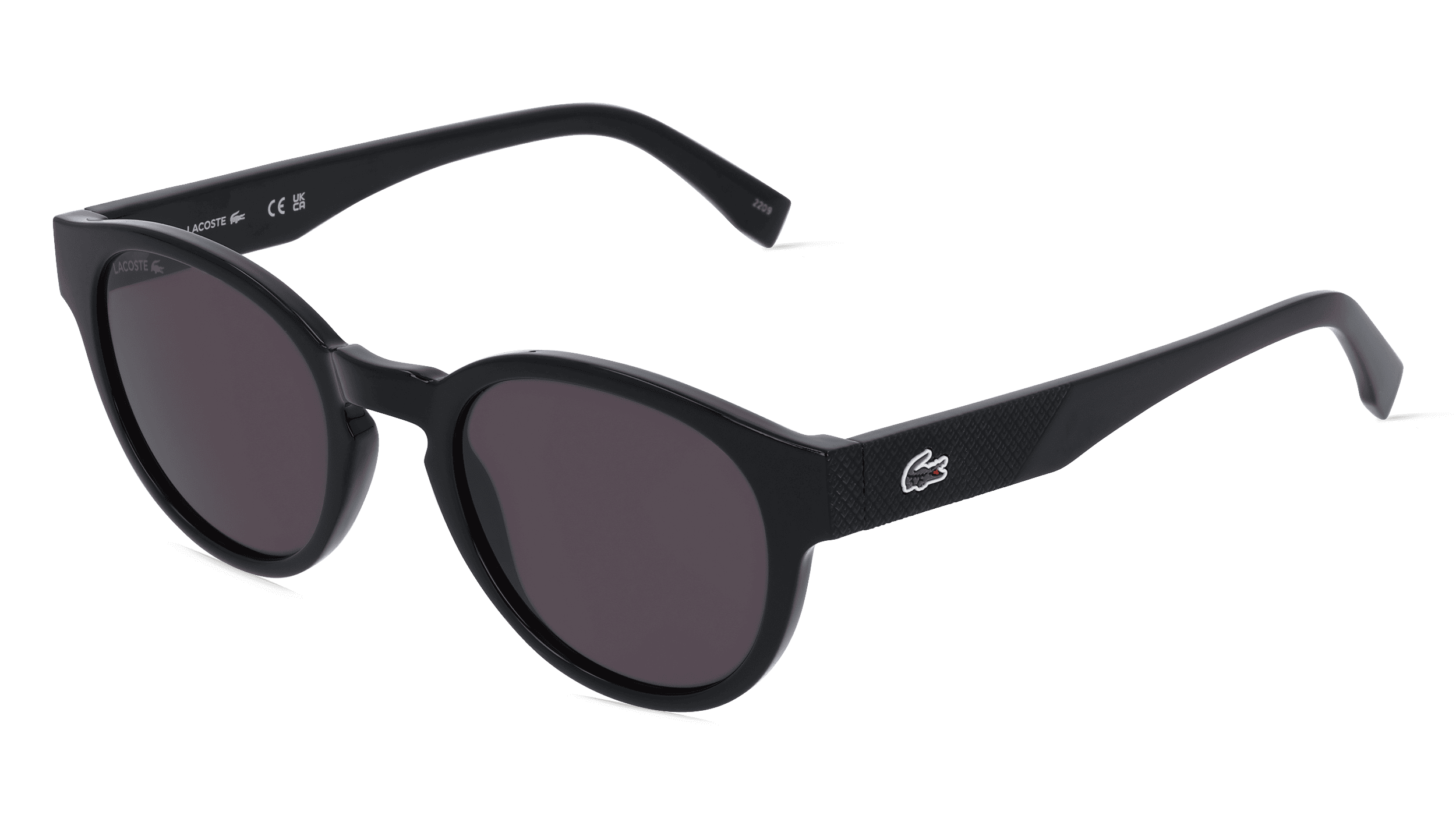 Lacoste L6000S Unisex Zonnebril, Zwart glanzend