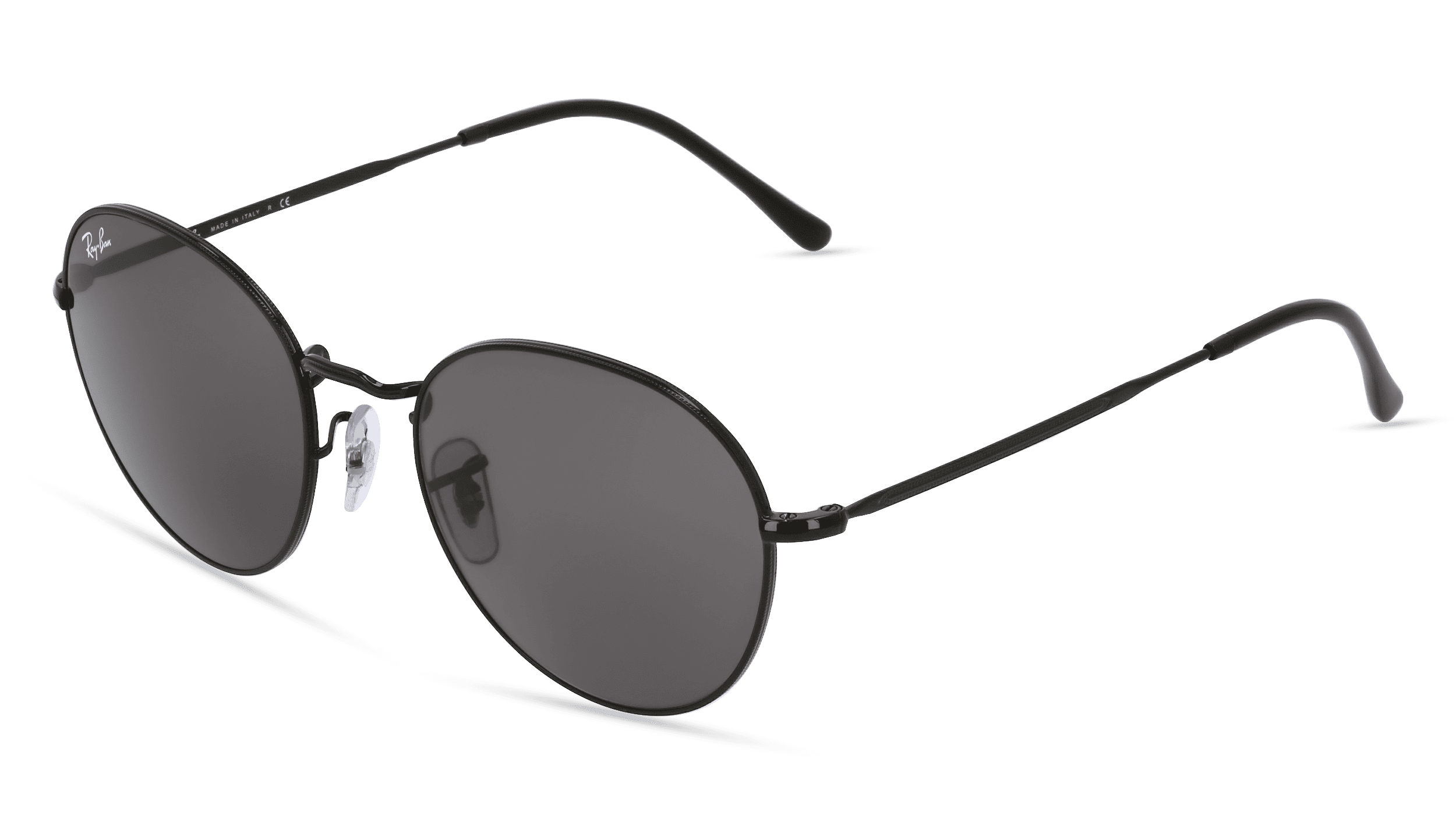 RAY-BAN RB 3582 DAVID Unisex Zonnebril, Zwart glanzend