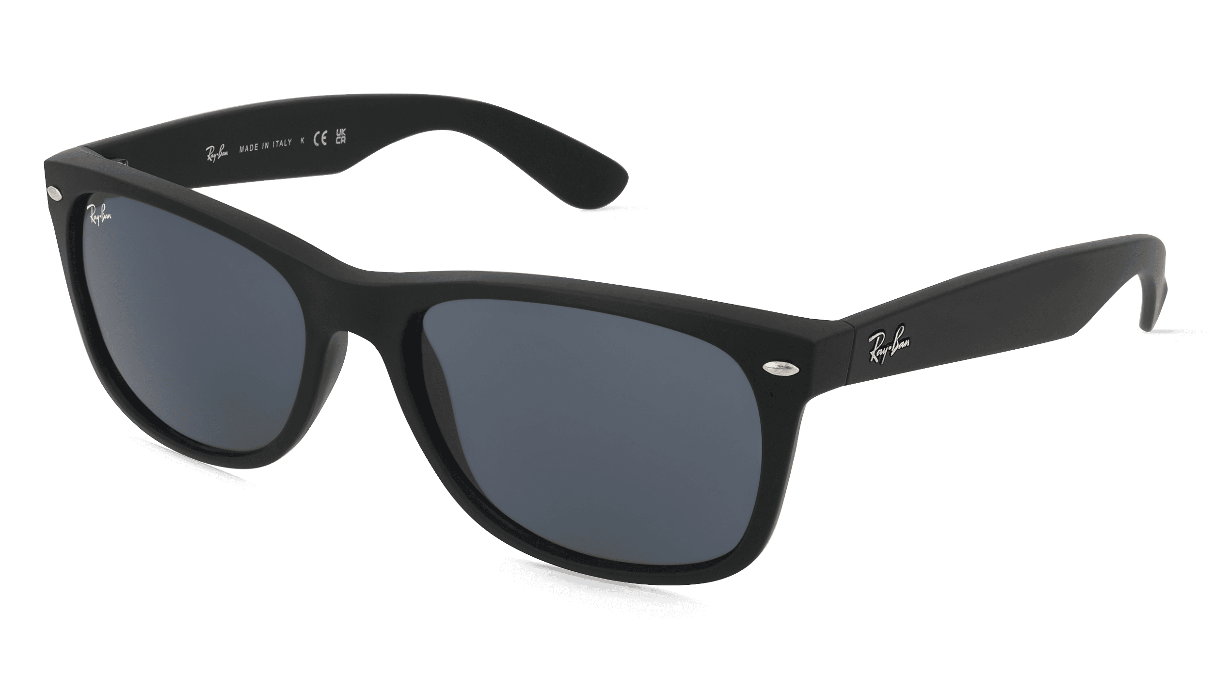Ray-Ban 0RB2132 NEW WAYFARER Unisex Zonnebril, zwart