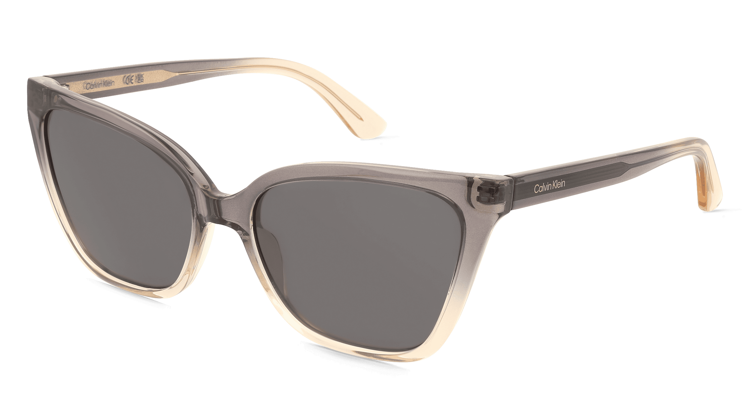 Calvin Klein CK24507S Unisex Zonnebril, Grijs beige