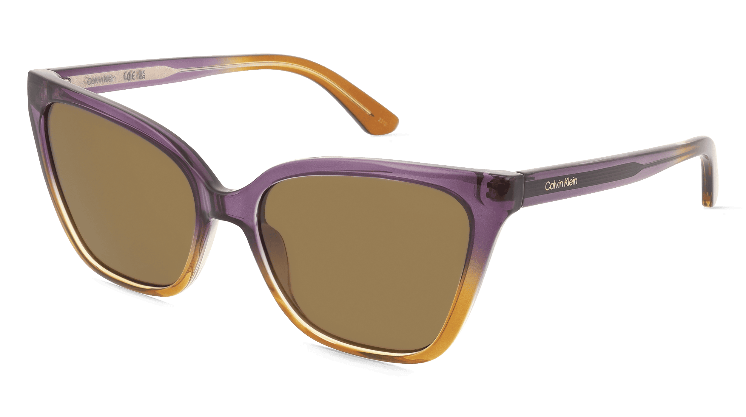 Calvin Klein CK24507S Unisex Zonnebril, Violet beige